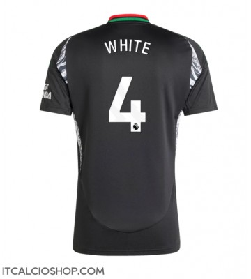 Arsenal Ben White #4 Seconda Maglia 2024-25 Manica Corta